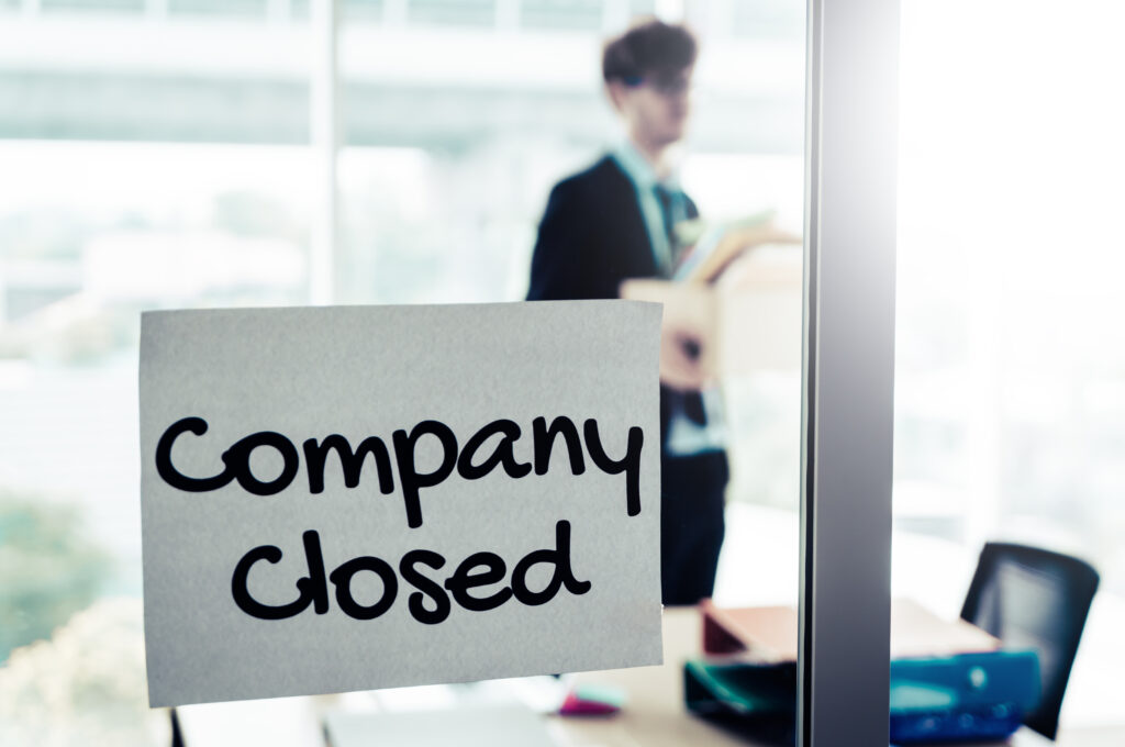 Closure of Company